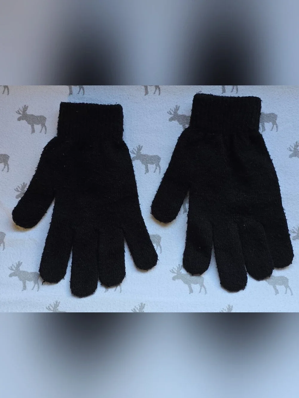 Soft Black Kids Gloves Unisex Time and True One Size 5T Warm Winter